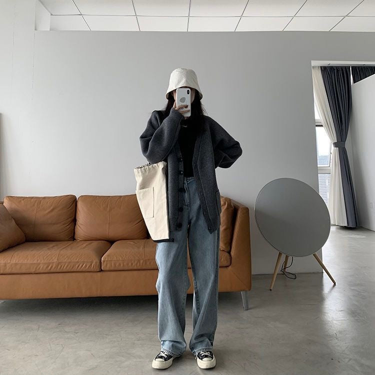 ルーズ セーター カーディガン mry000460