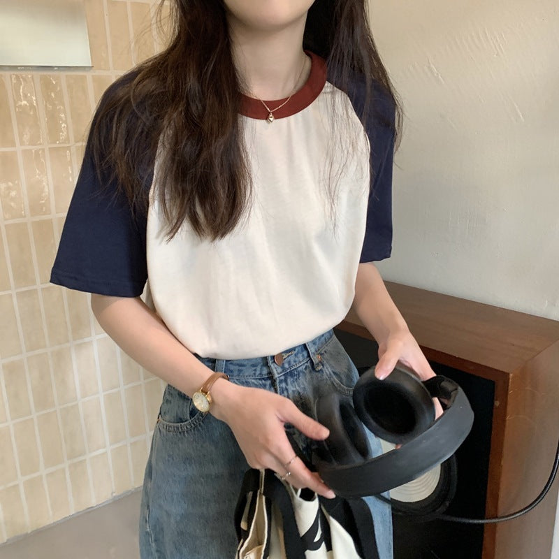 ルーズラグランTシャツ 夏 mry000008