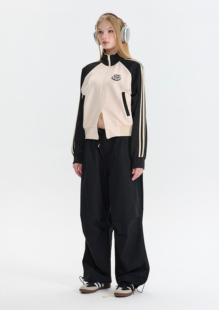 【2color】Elite Striped Track Jacket mry001642