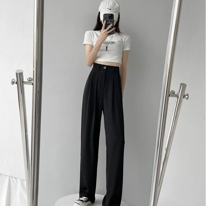 ハイウエスト スラックス 高品質 mry000394