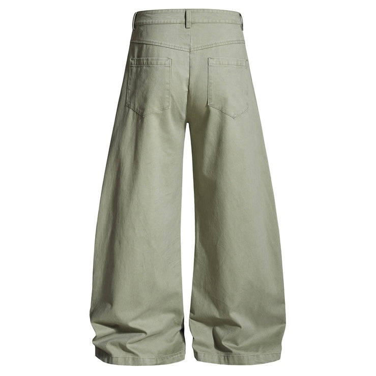 【ボトムス】スタッズワイドデニムパンツ mry002438