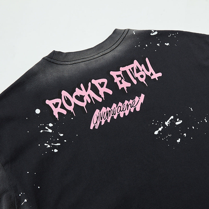 【2color】Punk Bunny Rebels T-shirt mry001728