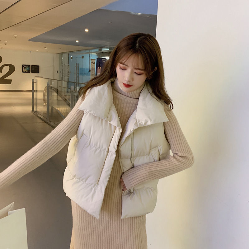 【送料無料】ダウン ベスト ジャケット 韓国カジュアル 韓国ガーリー 春・秋 mry000552