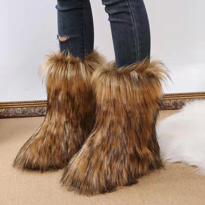 【評価★4.8以上/2color】Big Fur Boots mry001549