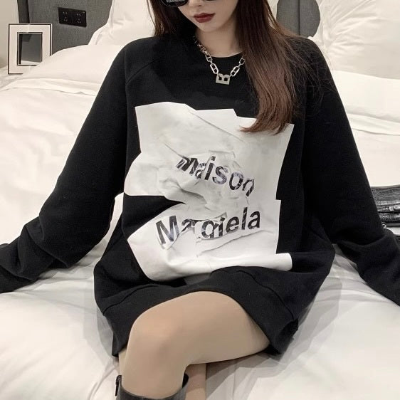 【爆売れ中/4size】ロゴプリント トレーナーmry001377