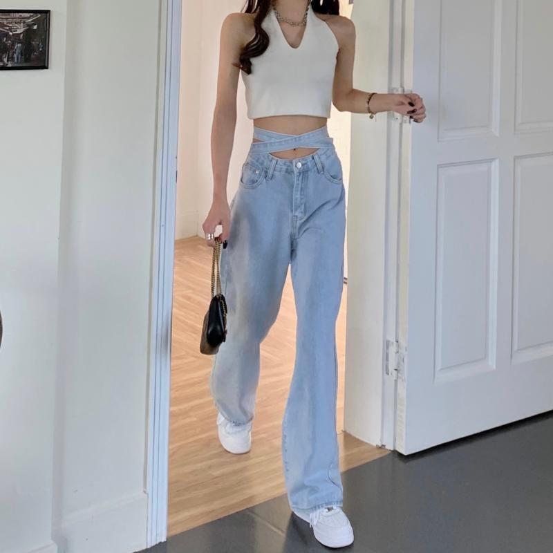 バックリボン ストレートパンツ mry000170