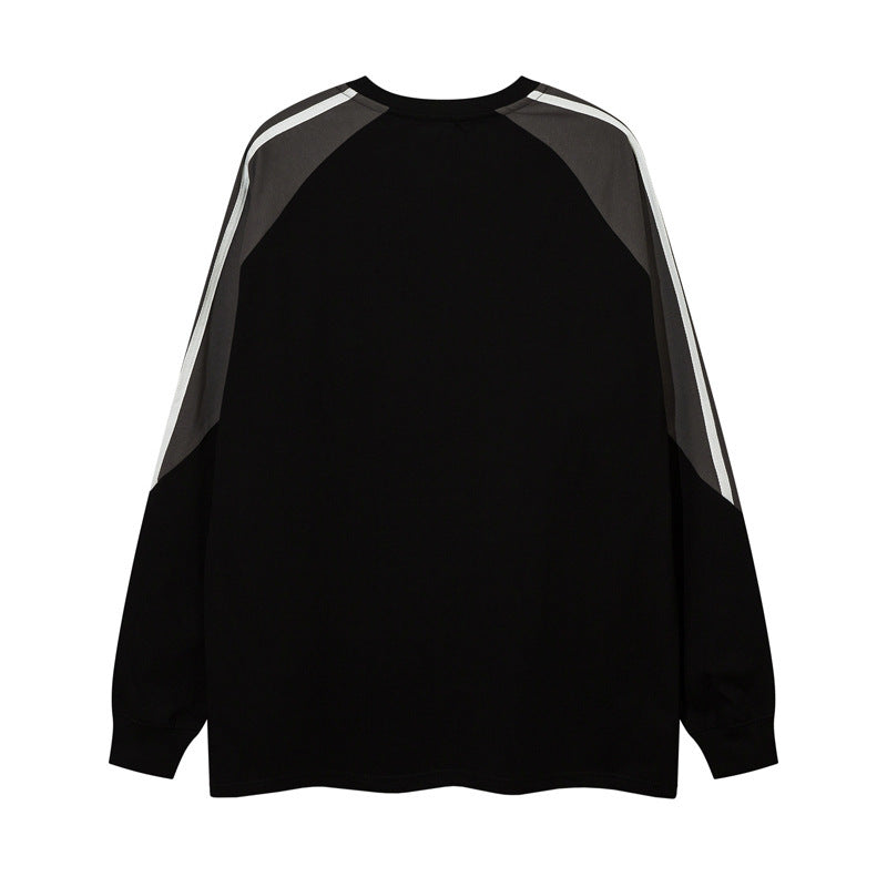 【2color/Unisex】Urban Sport Contrast Long T-shirt mry000997