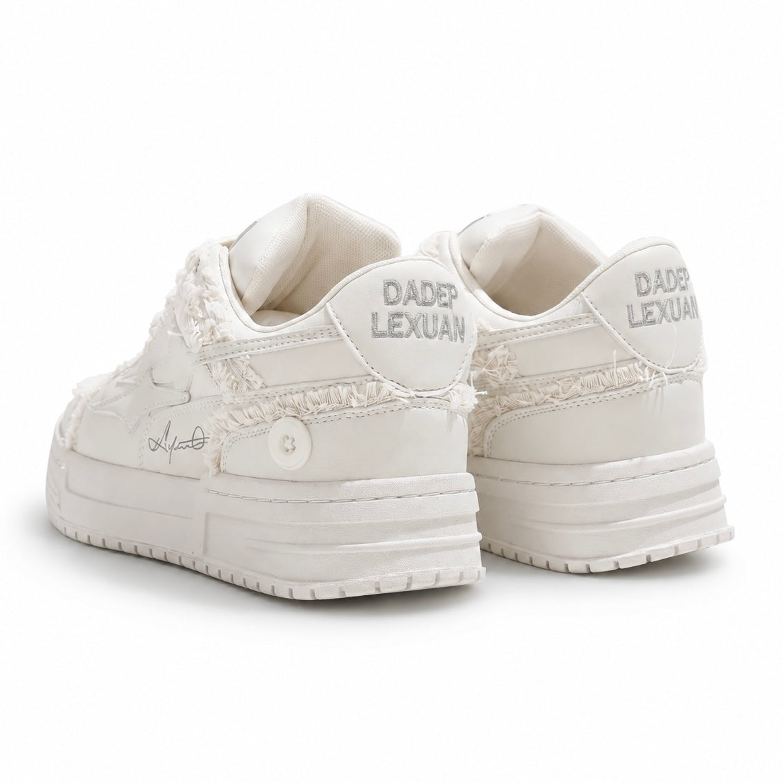 【2color】Ivory Edge Fray Sneakers mry001754
