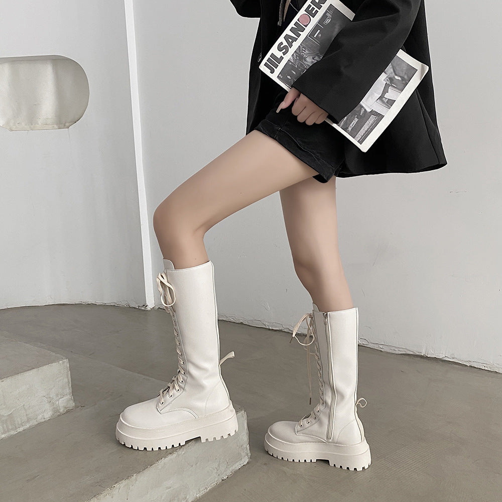 厚底 ミドルブーツ mry000277