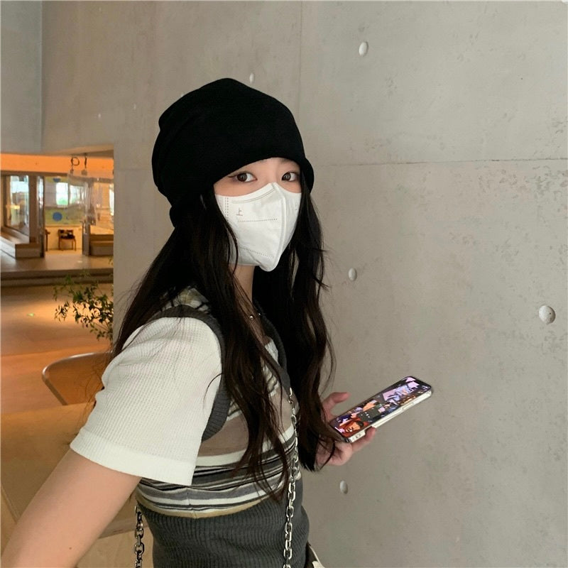 パイルハット プルオーバー ニット帽 mry000130