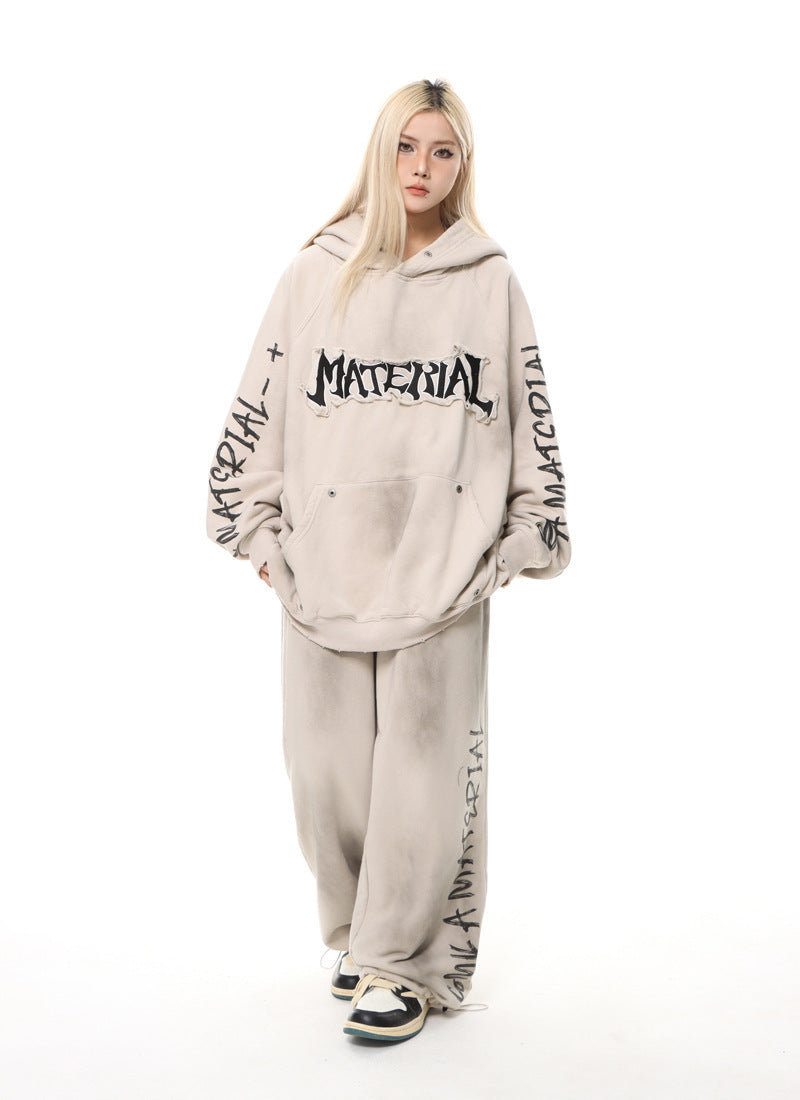 【特別価格 / Set-Up】Unisex Damage Dolman Set-Up mry001645