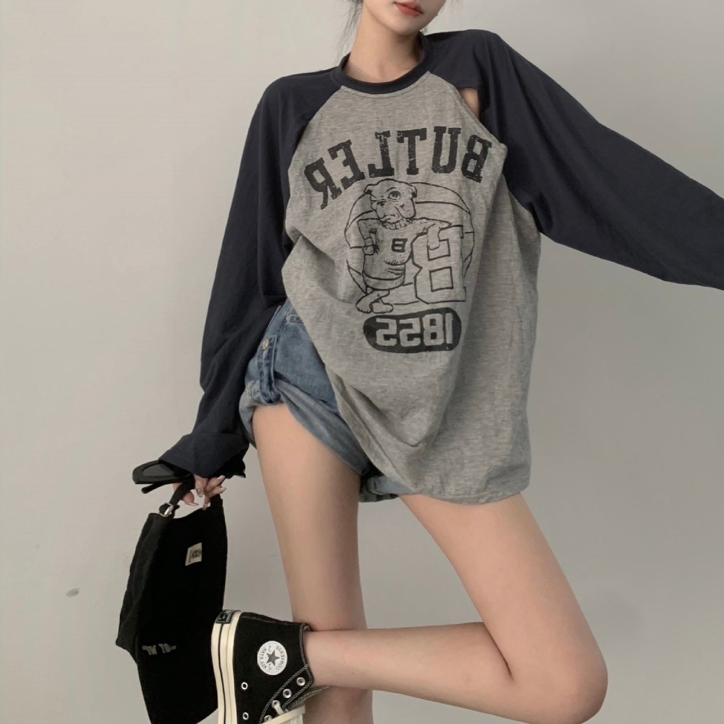 香港スタイル ホットガール カジュアルシャツ mry000112