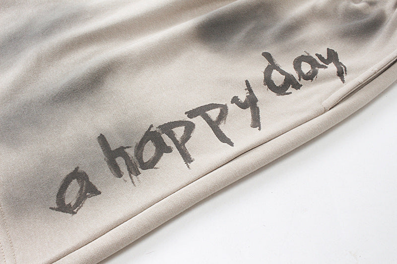 【2color】UNISEX DAMAGE DOLMAN SHORTS mry001755