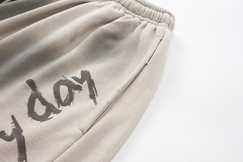 【2color】UNISEX DAMAGE DOLMAN SHORTS mry001755