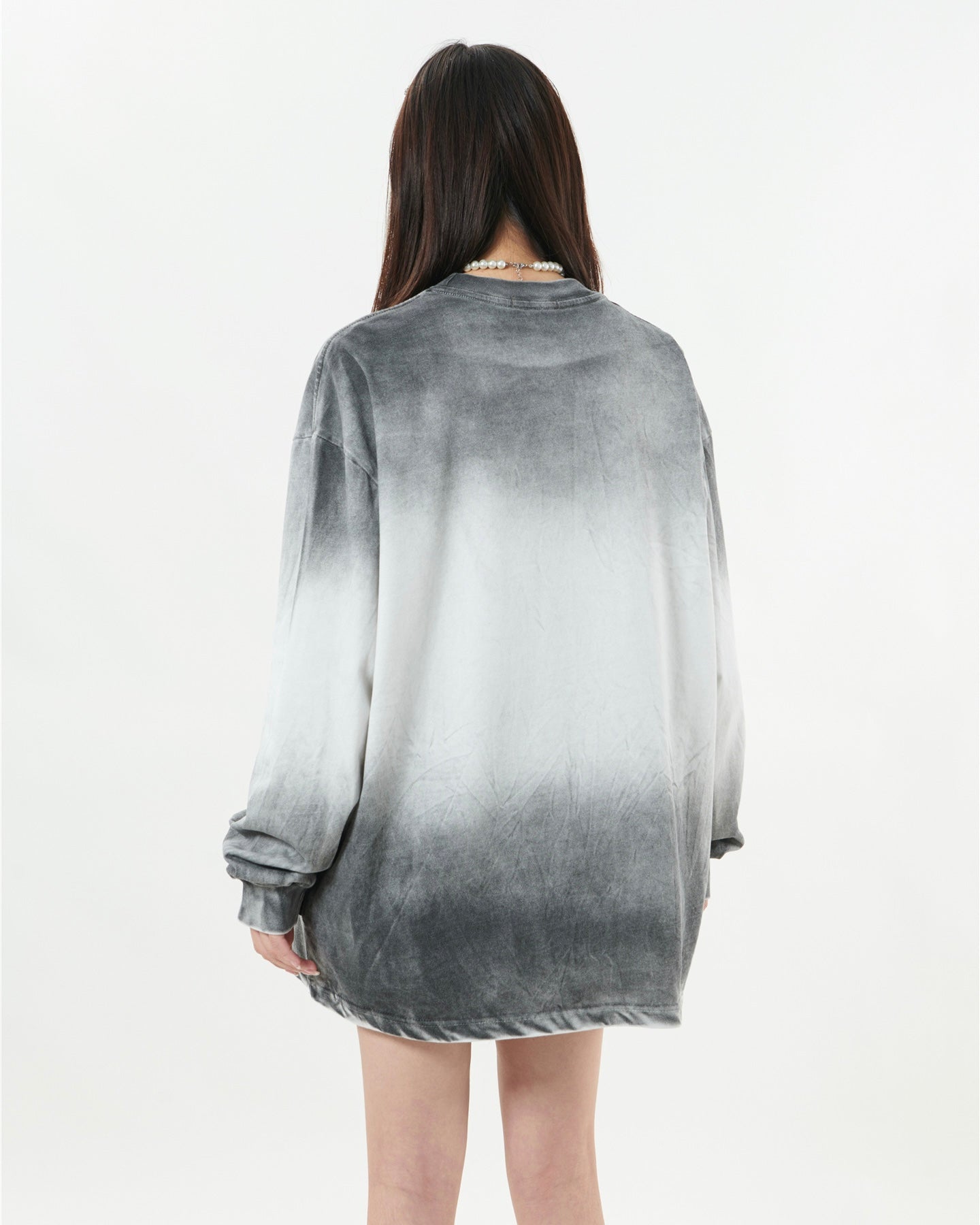 【2color】Vintage College Graphic Oversized shirt mry001844