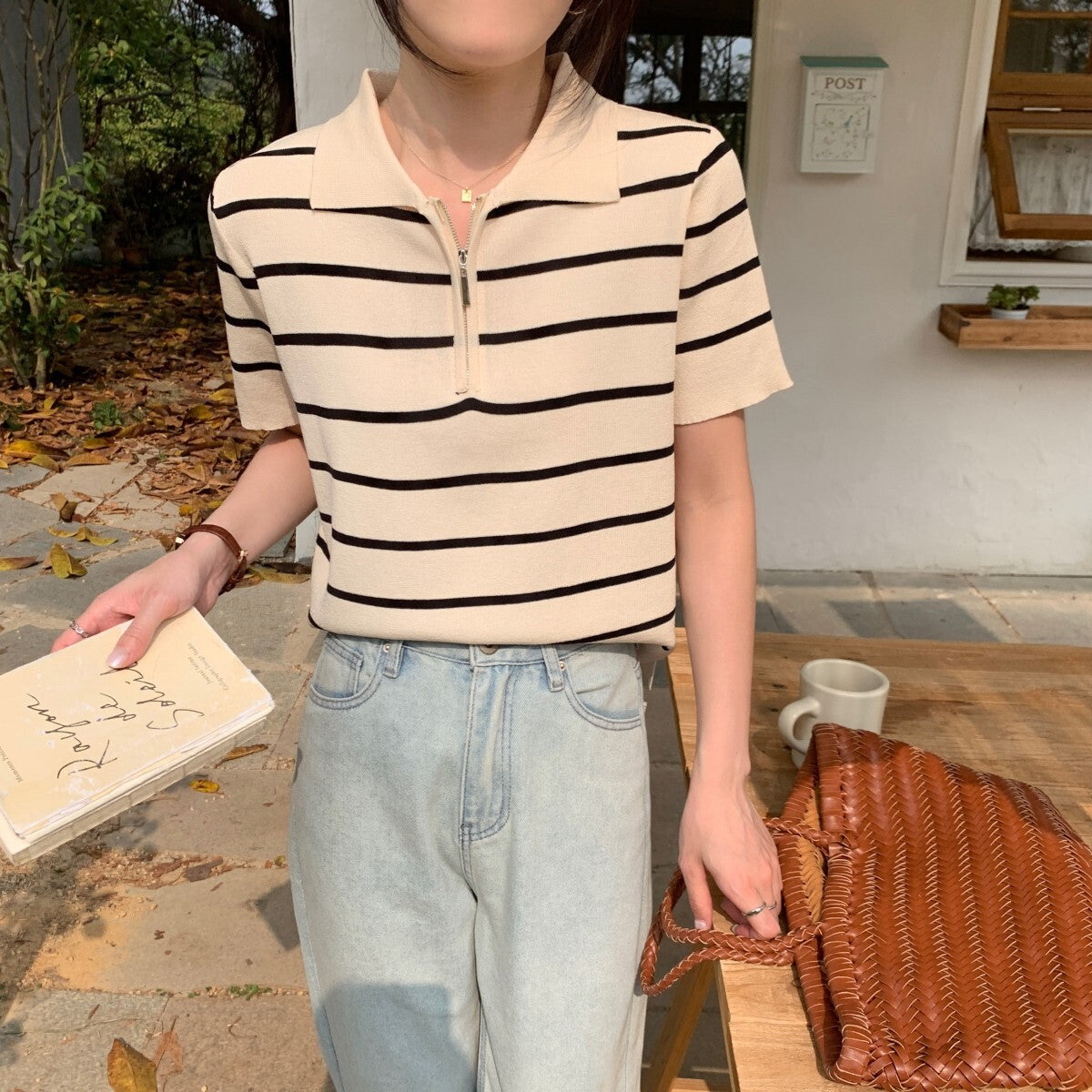 【送料無料】2カラー展開 ハーフジップ デザインシャツ カジュアル mry000640