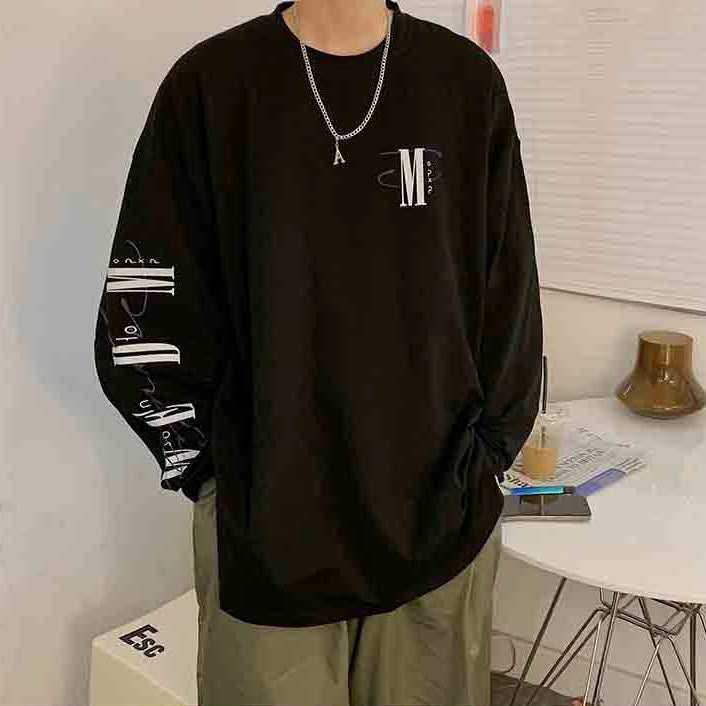 スリーブプリント スウェット mry000375