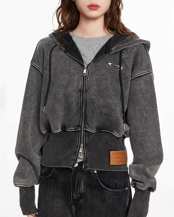 【大人気No.1 パーカー / 2color 】スリムウエストパーカー mry001411