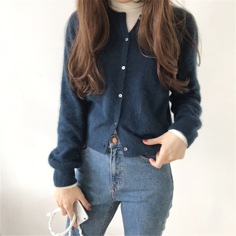 【高品質】2カラー展開 フェミニンカーディガン mry001498