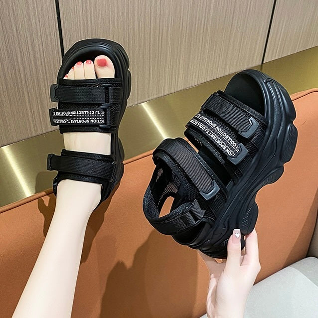 厚底 ボリュームソール スポーツサンダル mry000196