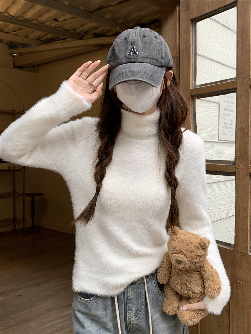 タートルネック 4カラーニットセーター mry000513