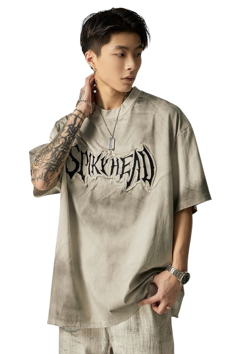 《数量限定価格🔥⚡️》2colorSPIKY HEAD Shadow Fade T-Shirt mry001677