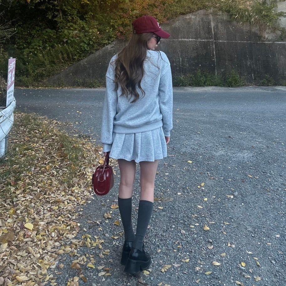 【Taéf】セットアップ スウェット スカート mry001544