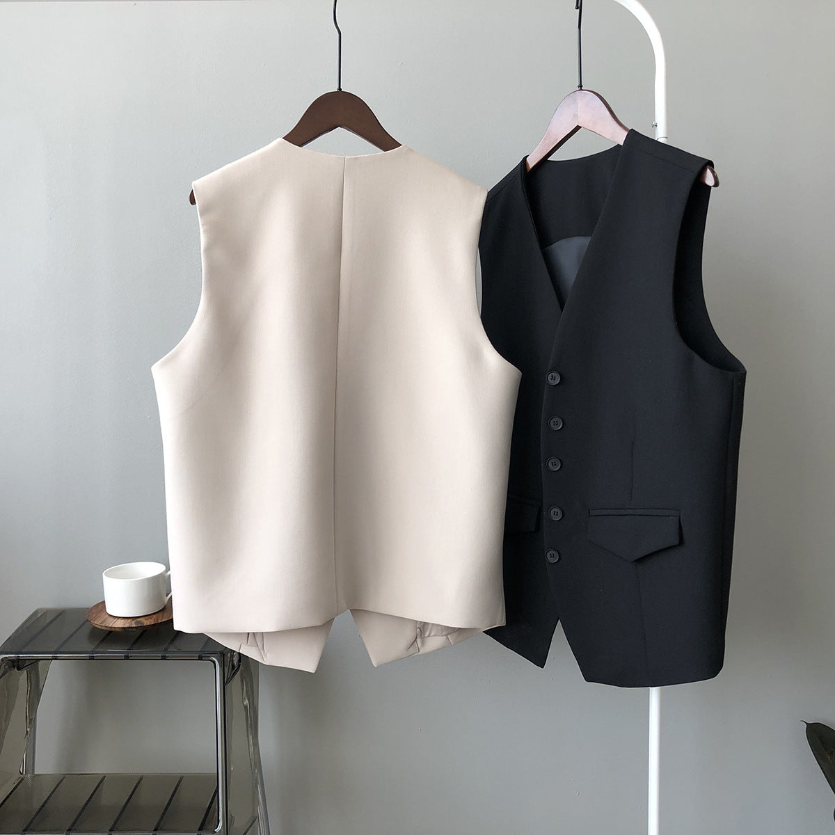 シンプルジレ ベスト春 秋 mry000013