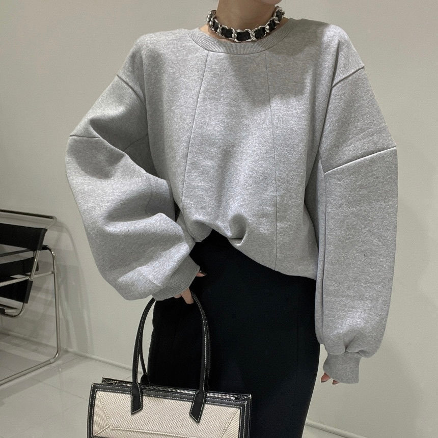 オーバーサイズ スウェット 韓国カジュアル mry000354