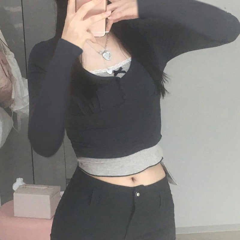 ヨーロッパ 韓国カジュアル 韓国ストリートレイヤード 長袖トップス カーディガン mry001124