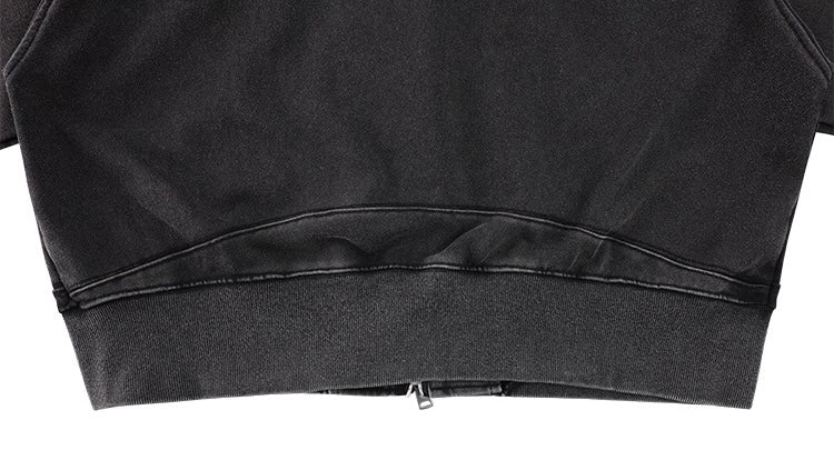 【評価★4.8以上/高品質】Vintage Wash Zip Hoodie mry001799