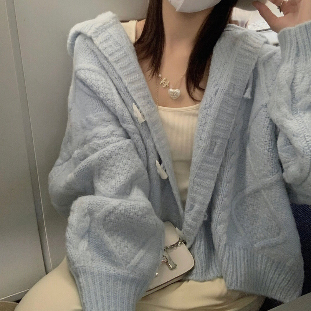 トグルフードカーディガン mry000468