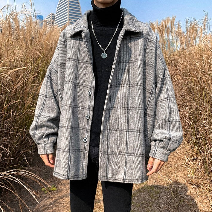 3カラー展開 アメリカン 韓国ストリート 韓国カジュアル コート mry001269