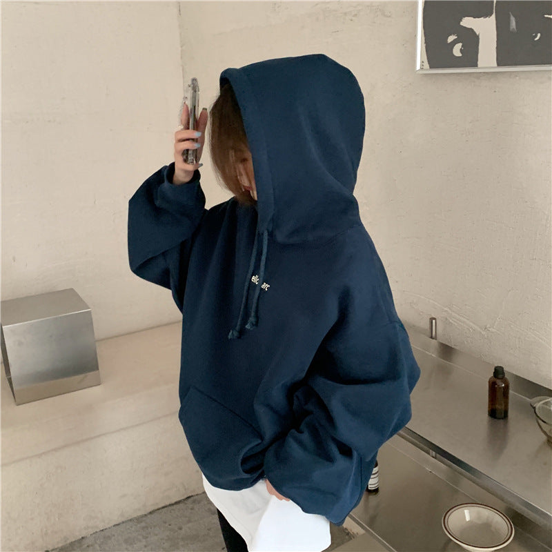 シンプルフード付き プルオーバーパーカー mry000489