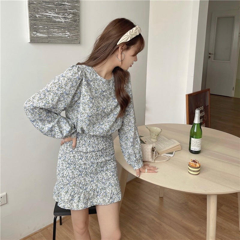 フラワー ゴム ワンピース mry000179