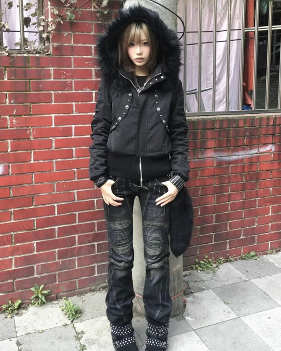 Fur Trim Puffer Jacket mry002074