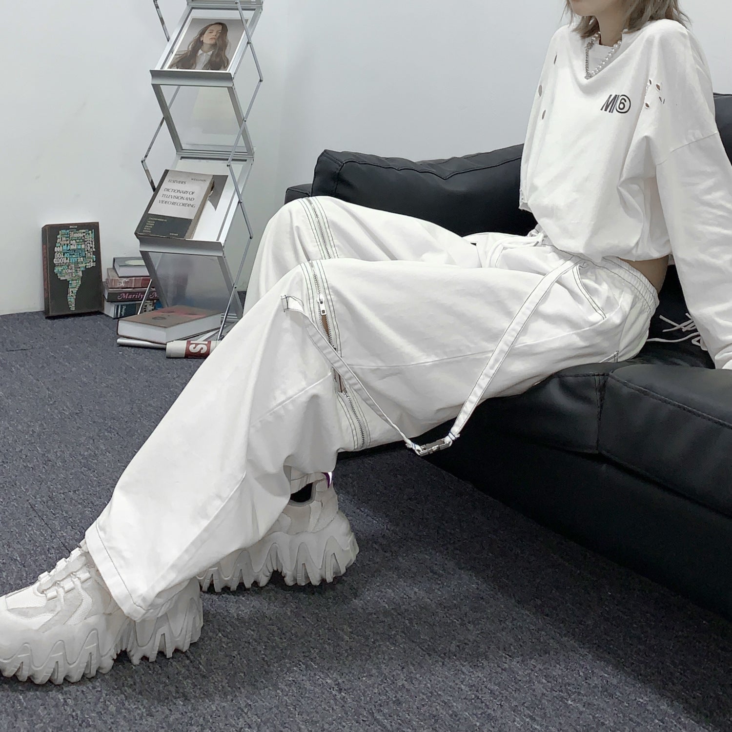 ワンエイト ハイストリート ユニセックス ワイドパンツ mry000046