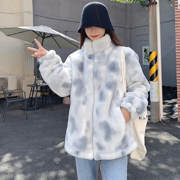 水彩 マーブルボアジャケット mry000476