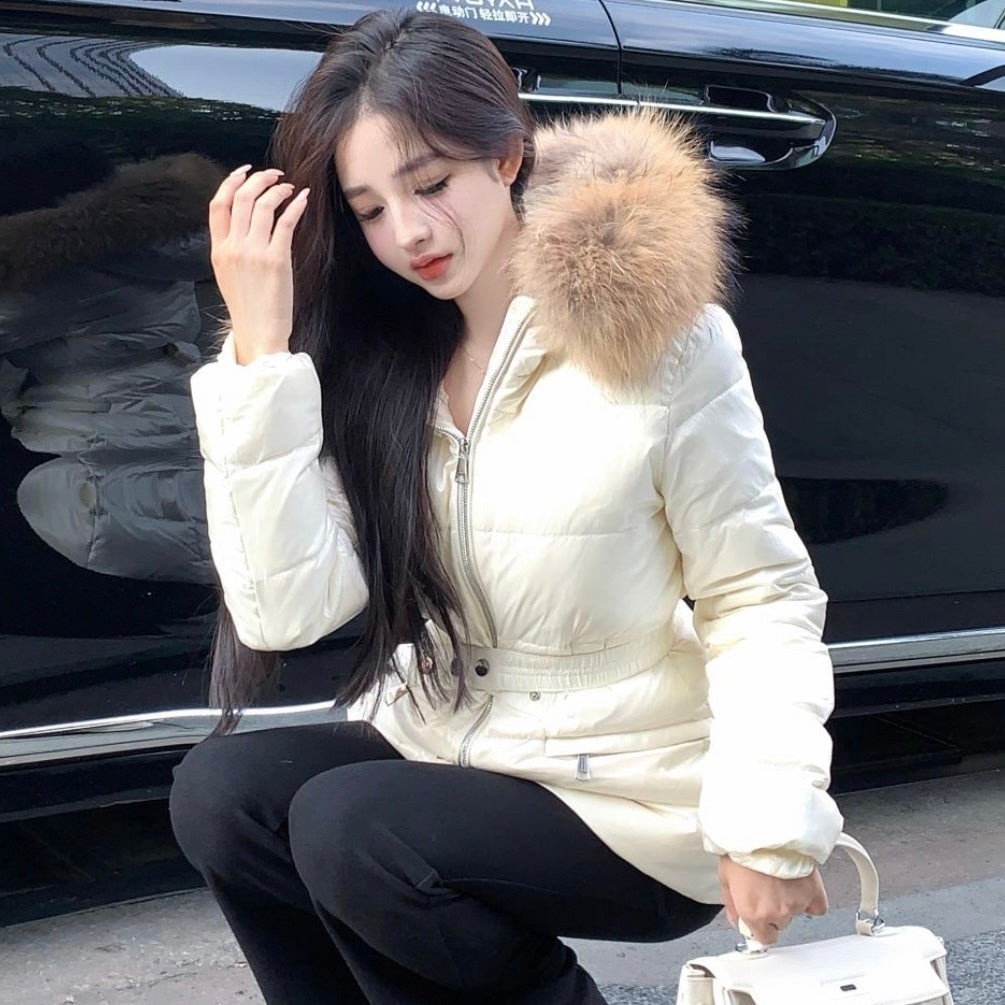 【Chéri】ファー付きダウンジャケット mry001474