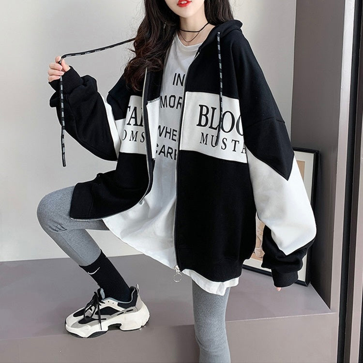 トレンド フード付き ジッパー ジャッケット パーカー mry000128