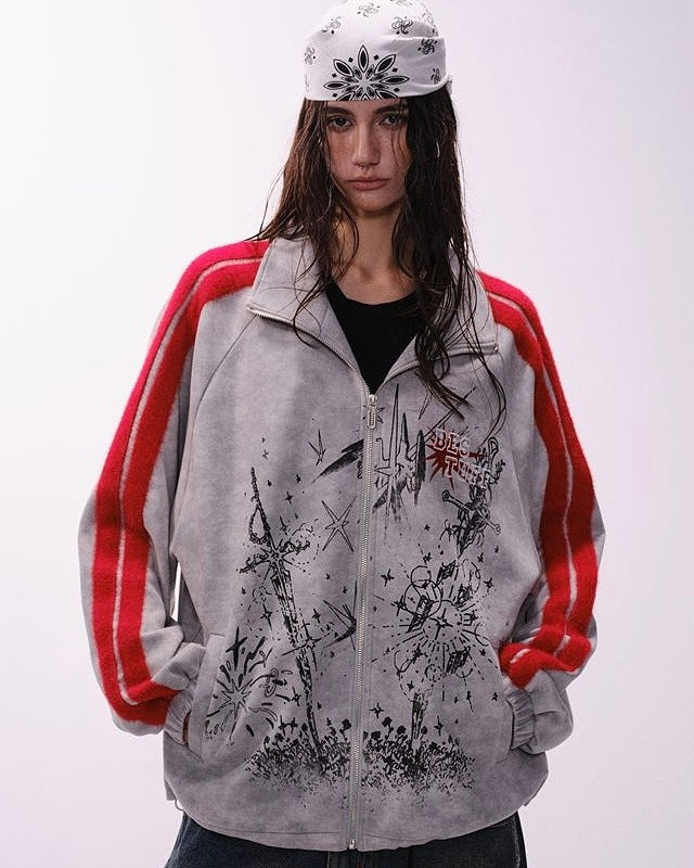 Graphic Track Jacket mry001801