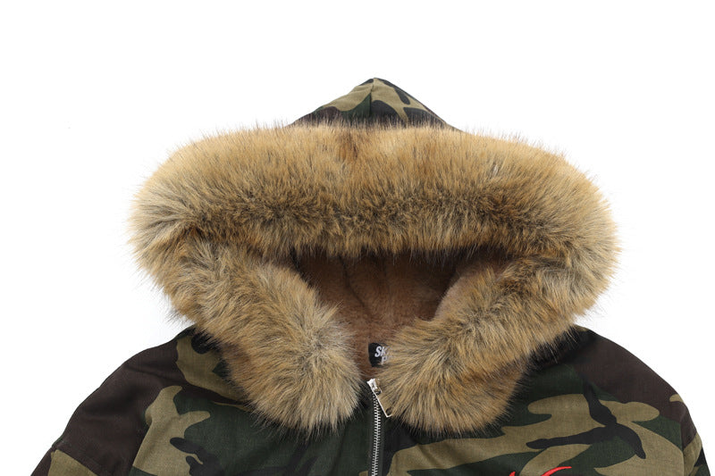 【評価★4.8以上/2color】Venom Thrill Camo Fur Hood Jacket mry001937