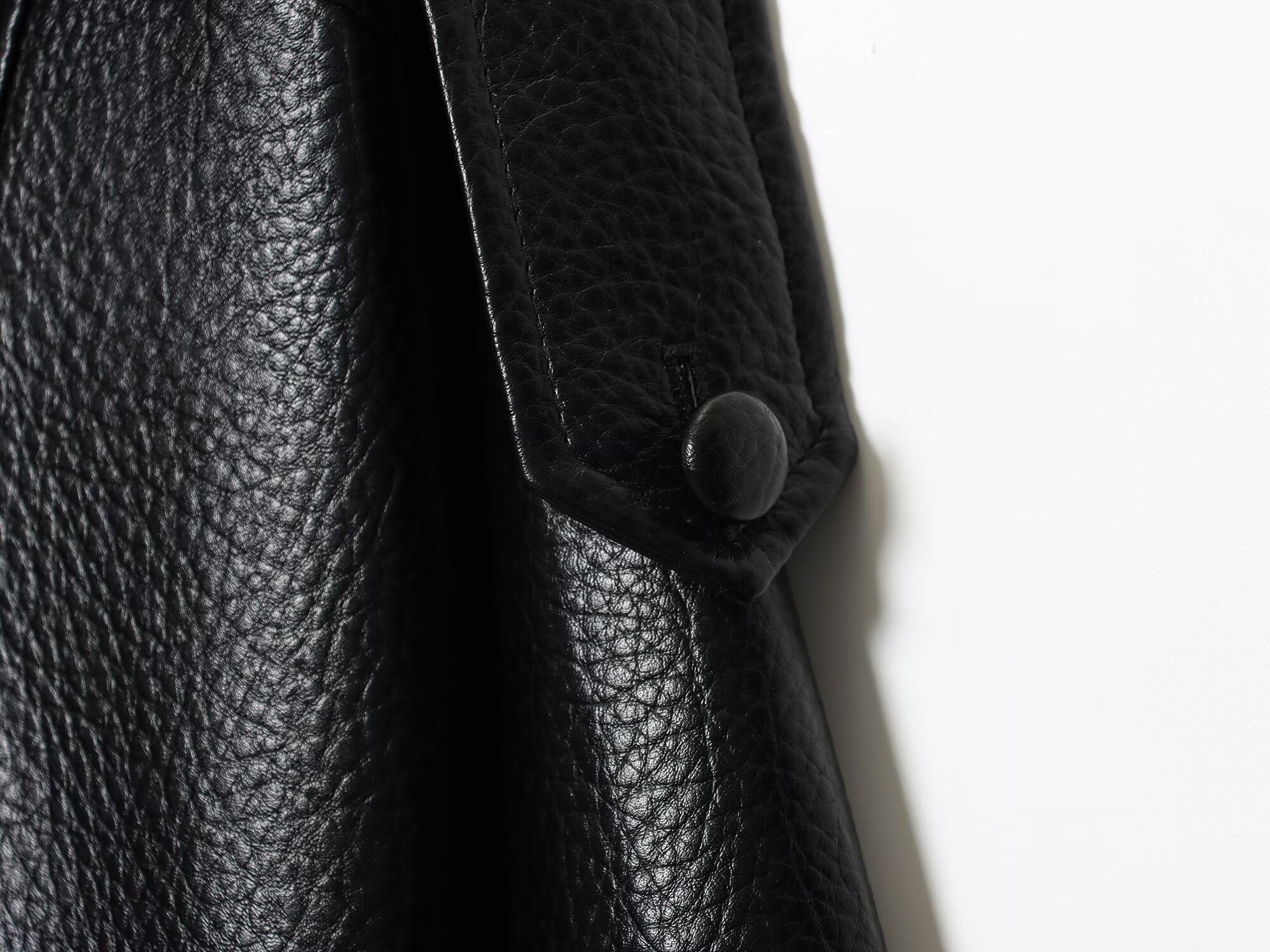 Stand Collar Leather Jacket mry002022