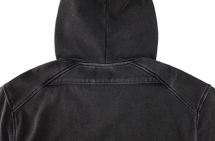 【評価★4.8以上/高品質】Vintage Wash Zip Hoodie mry001799