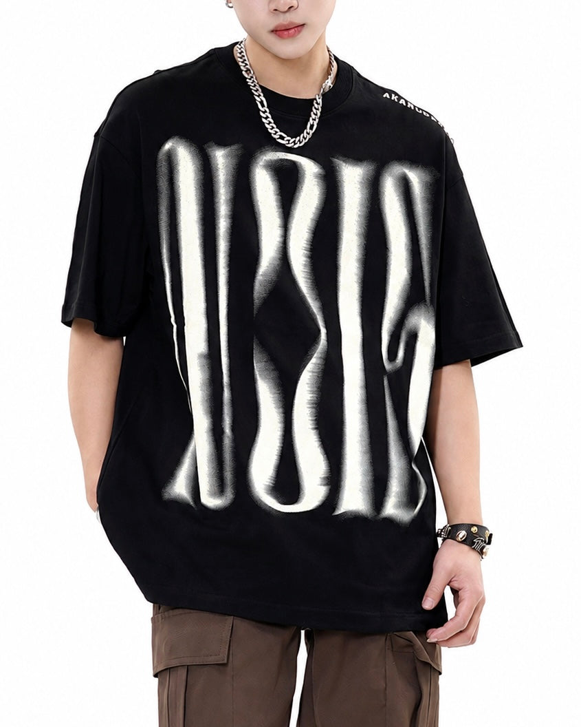 【トップス】スターウェーブ オーバーサイズTシャツ mry002484