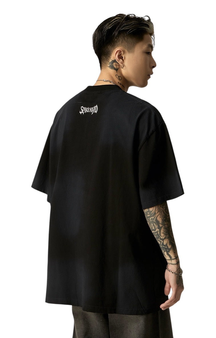 《数量限定価格🔥⚡️》2colorSPIKY HEAD Shadow Fade T-Shirt mry001677