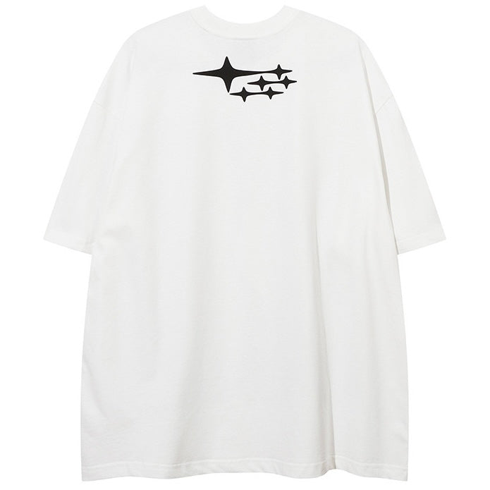 【トップス】スターウェーブ オーバーサイズTシャツ mry002484