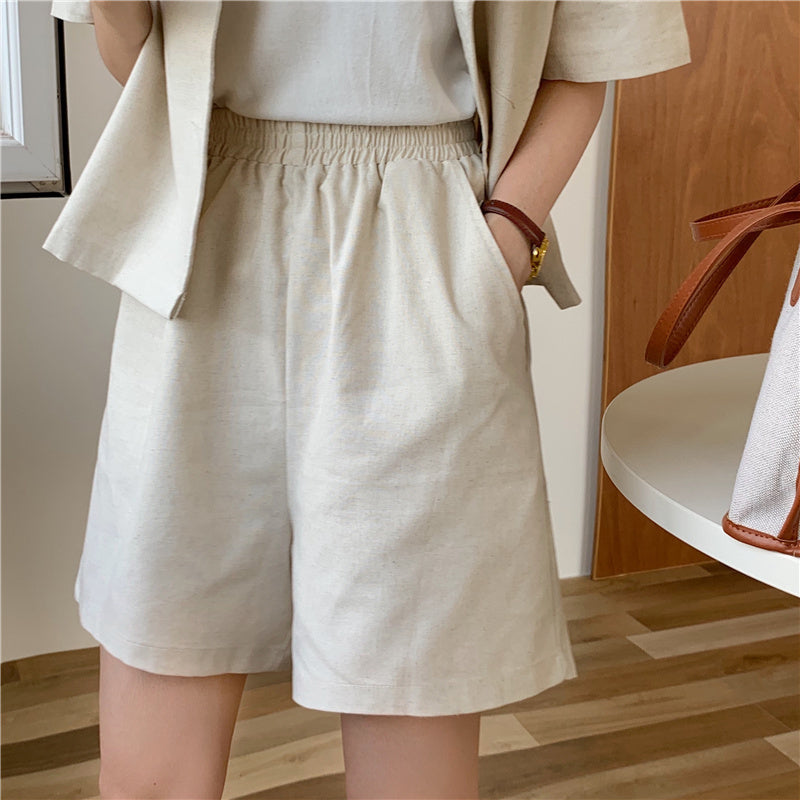 ハイウエスト ルーズ カジュアル セットアップ mry000025