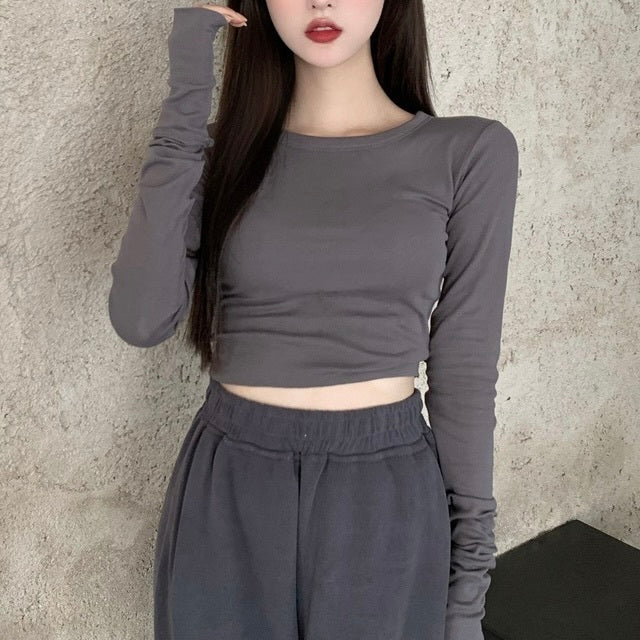 3カラー展開 ヨーロッパ 韓国ストリート 韓国カジュアル タイトフィット シャツ mry001180