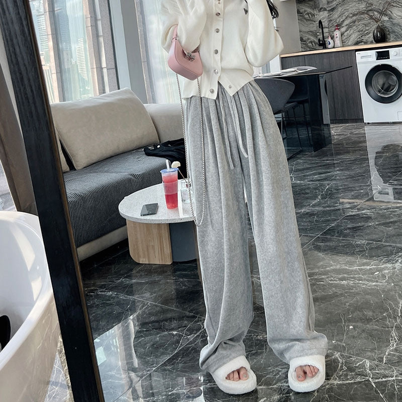 ワイドレッグパンツ ふわふわ mry000281